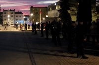 zabezpieczenie wizyty Prezydenta RP w Kłobucku