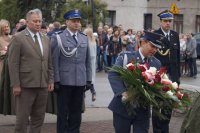 uroczystość z udziałem policjantów w Kłobucku