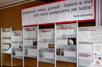 wystawa nt przeciwdziałania handlu ludźmi