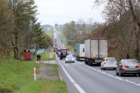 przejazd ciągników rolniczych przez Libidzę