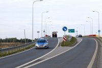 przejazd ciągników rolniczych droga krajowa numer 43