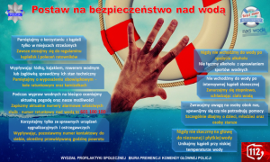 ulotka informacyjna bezpieczeństwo nad wodą