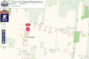 krajowa mapa zagrożeń bezpieczeństwa widok z ekranu komputera