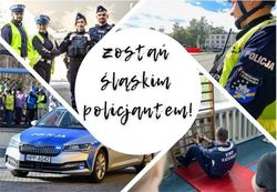 Plakat promujący służbę w Policji.