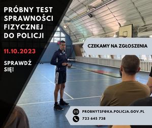 Zdjęcie przedstawia instruktora na hali sportowej.