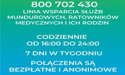 Zdjęcie przedstawia numer telefonu kontaktowego linii wsparcia.