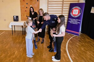 Laureaci konkursu podczas uroczystego wręczenia nagród i dyplomów.